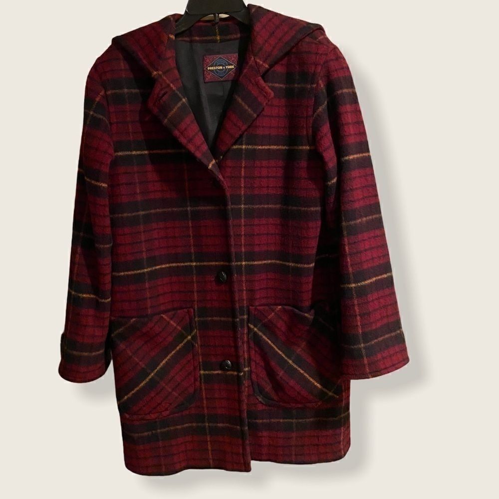 Preston & York Wool  Coat Size Medium